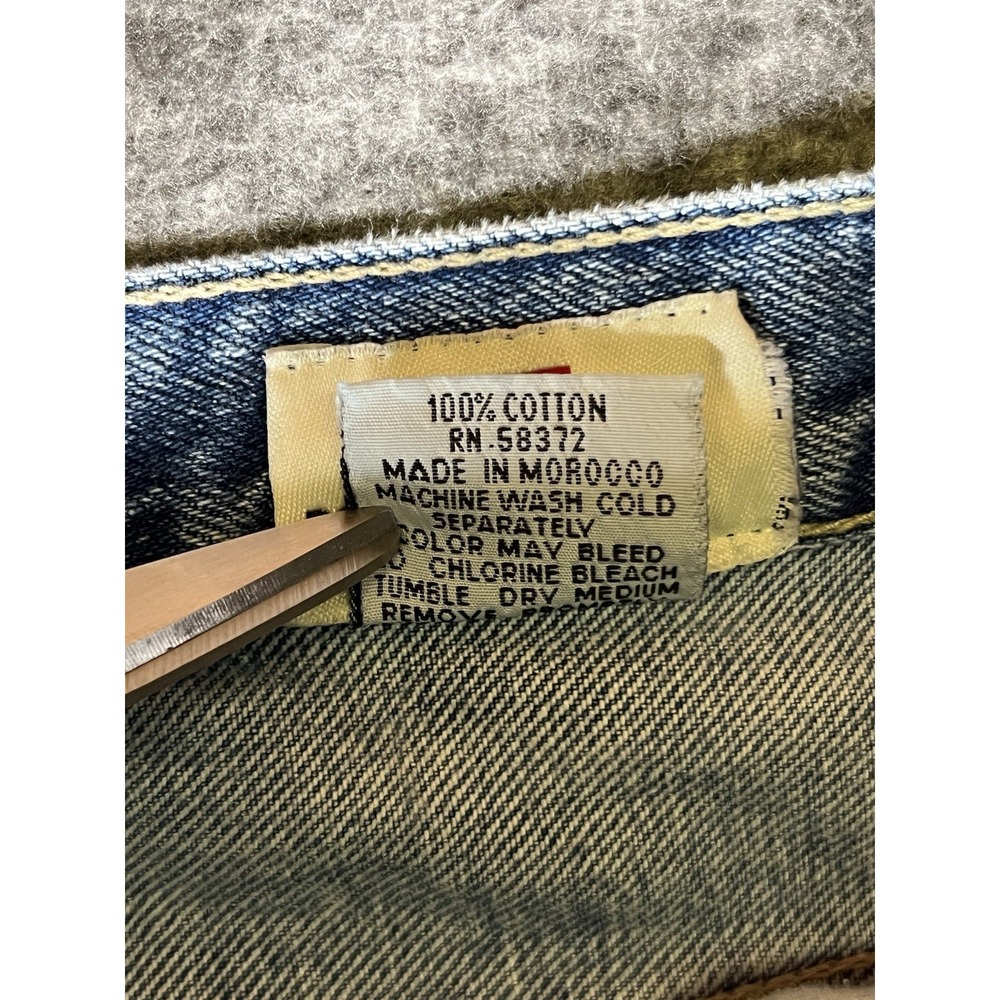 Vintage Polo Jeans Co. Ralph Lauren Relaxed Fit Wide Leg Jeans Womens Size 13x30 - Picture 4 of 12